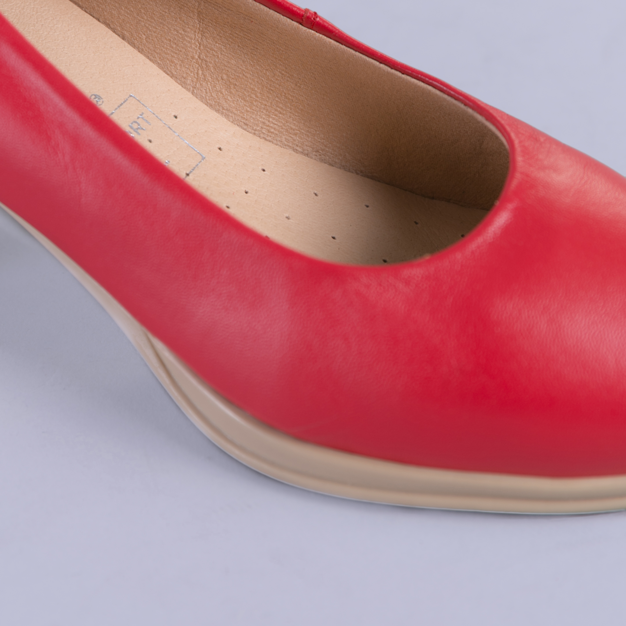 Pantofi dama piele cu toc Seea rosii, 3 - Kalapod.net